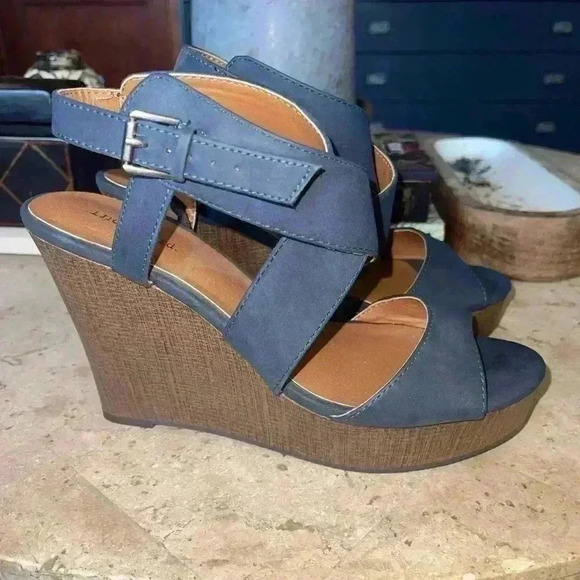 Indigo rd sandal wedge - Picture 2 of 3